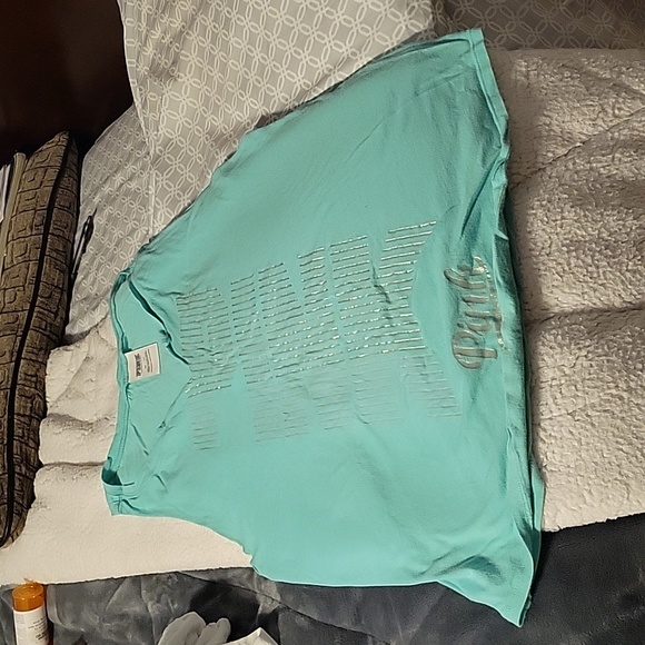PINK Victoria's Secret Tops - PINK Metallic Tank Top